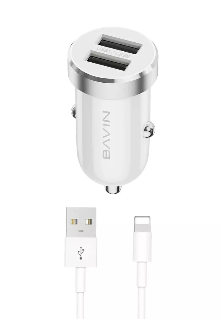 شاحن سياره-24v -12/w12   BAVIN PC897