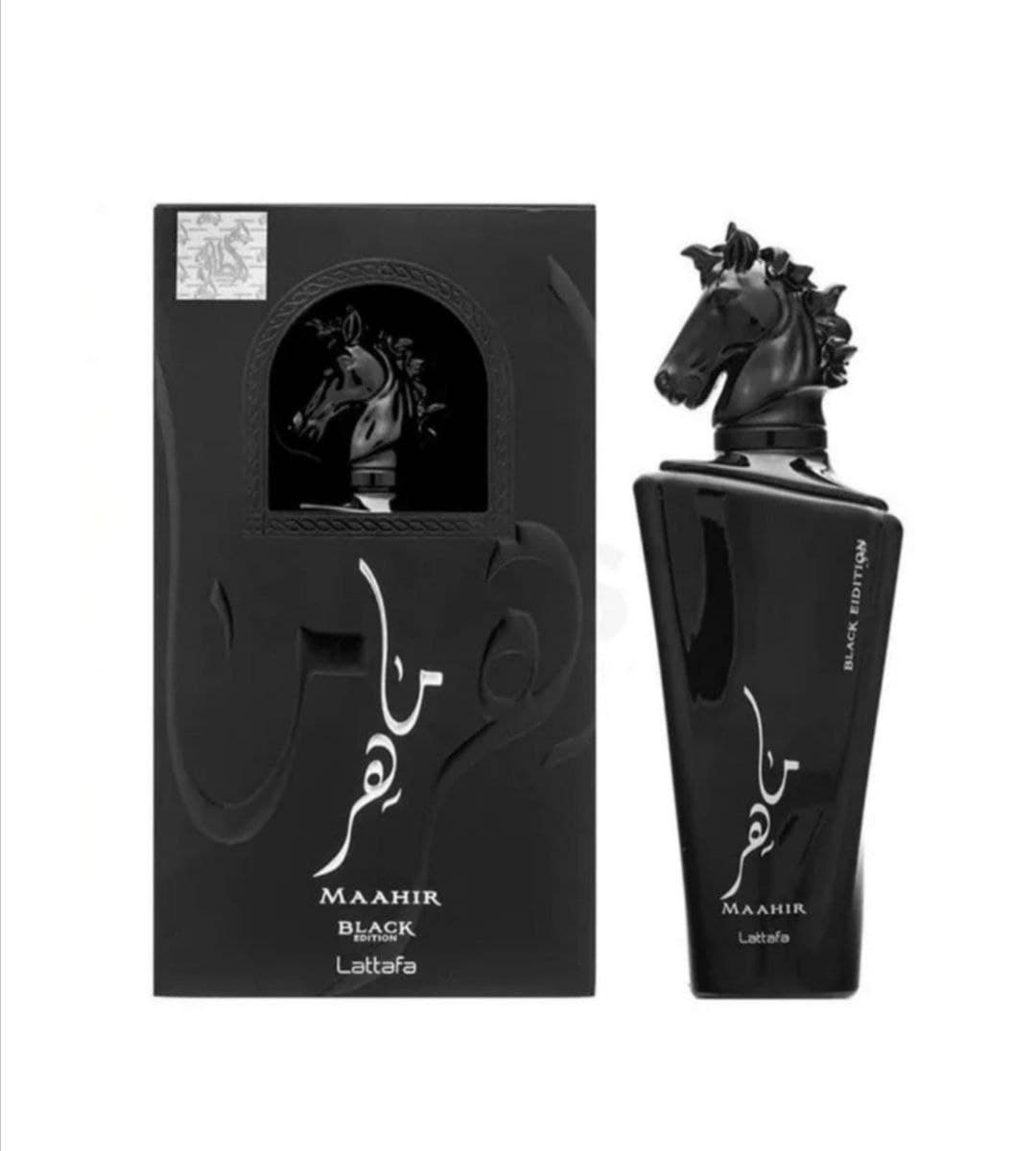 عطر ماهر لكلا الجنسين 100 مل من لطافة Lattafa Maahir Black Edition Eau De Parfum