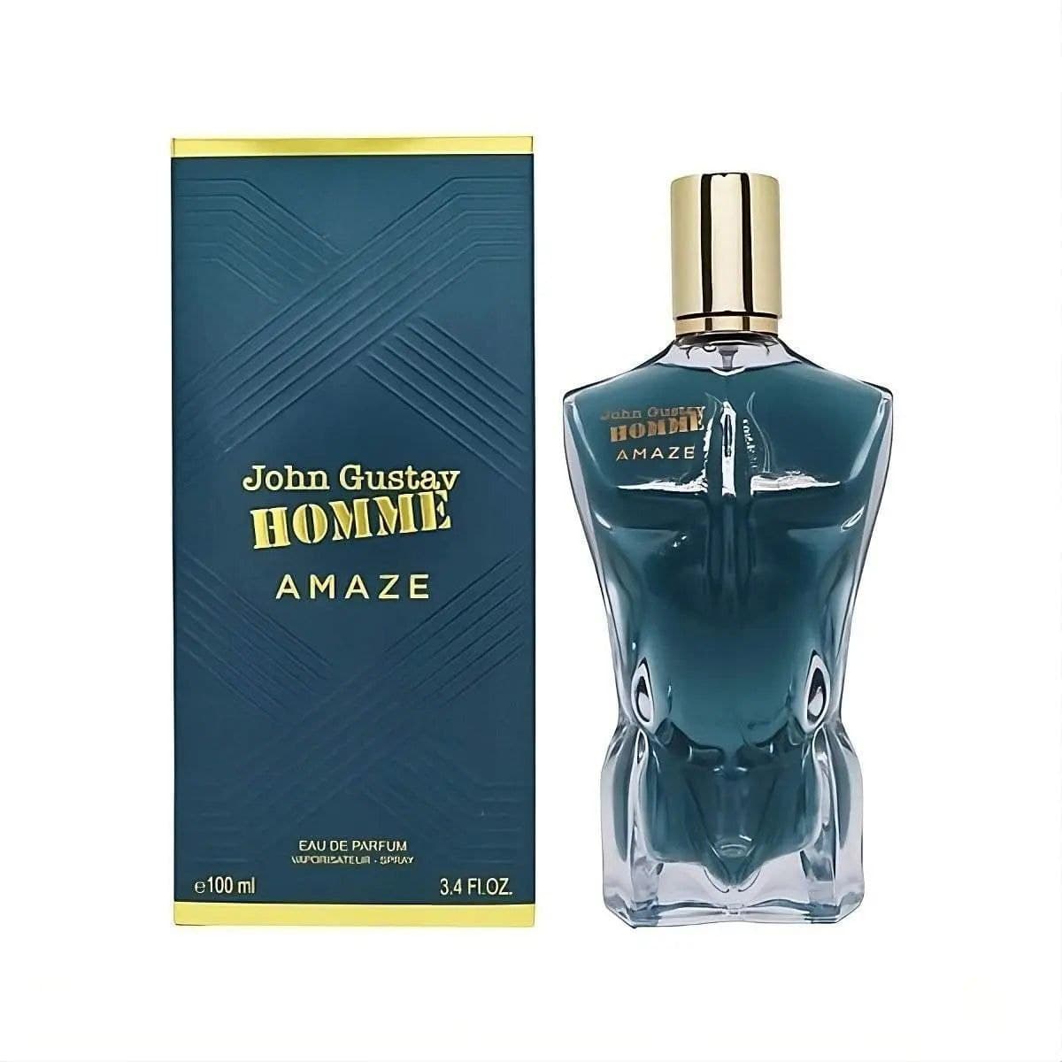 عطر للرجال 100 مل من فراكرنس وورلد Fragrance World John Gustav Homme Amaze Eau De Parfum