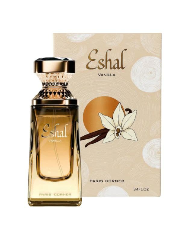 عطر للنساء 100 مل من باريس كورنر Paris Corner Eshal Vanilla Eau De Parfum
