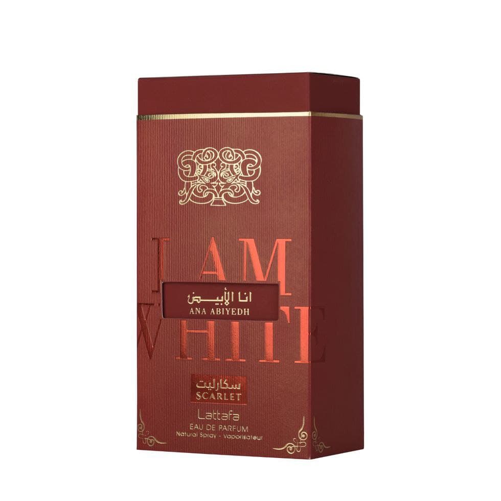 عطر أنا الابيض سكارليت لكلا الجنسين 60 مل من لطافة Lattafa Ana Abiyedh Scarlet Eau De Parfum — 2