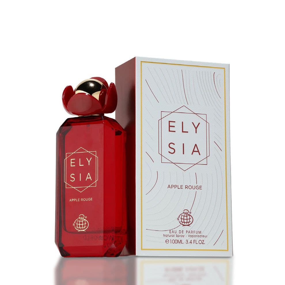 عطر للنساء 100 مل من فراكرنس وورلد Fragrance World Elysia Apple Rouge Eau De Parfum