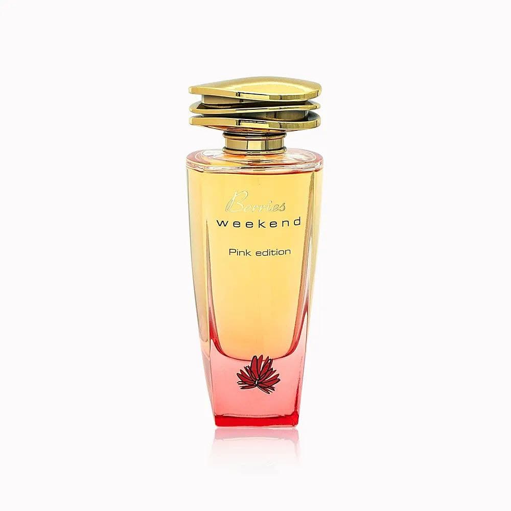 عطر للنساء 100 مل من فراكرنس وورلد Fragrance World Berriej Weekend Pink edition Eau De Parfum — 2