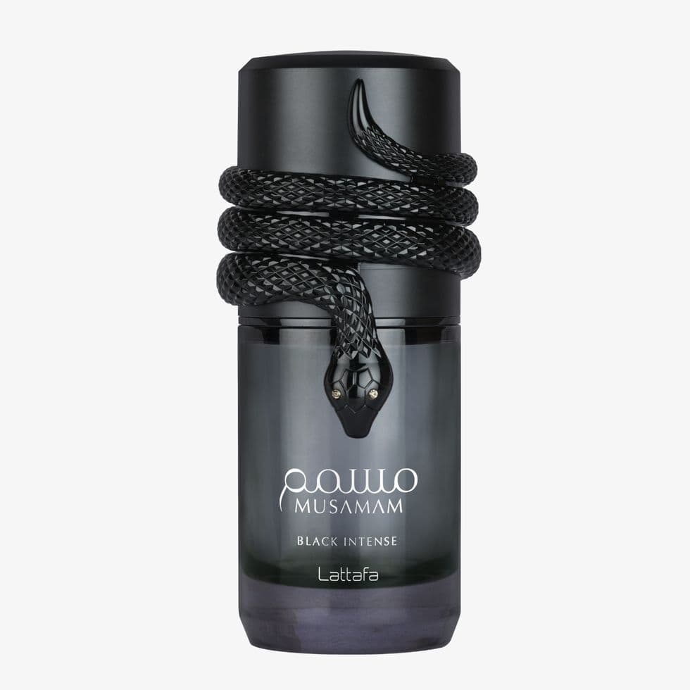 عطر مسمم بلاك انتنس للرجال 100 مل من لطافة Lattafa Musamam Black Intense Eau De Parfum — 3