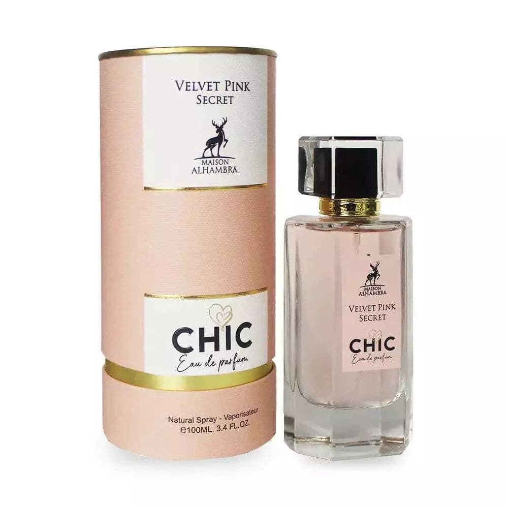 عطر للنساء 100 مل من ميزون الهمبرا Maison Alhambra Chic Velvet Pink Secret Eau De Parfum