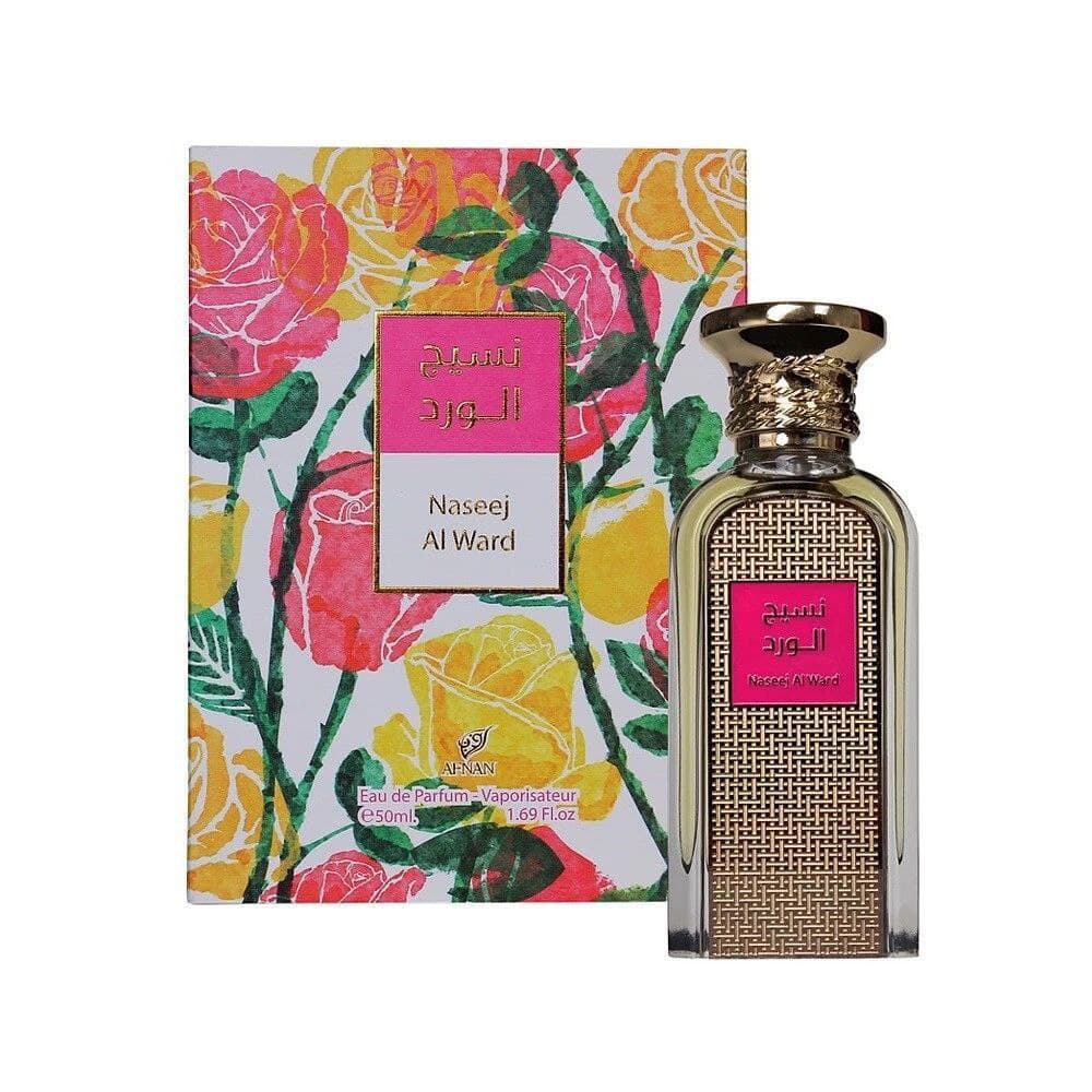 عطر نسيج الورد لكلا الجنسين 50 مل من افنان Afnan Naseej Al Ward Eau De Parfum