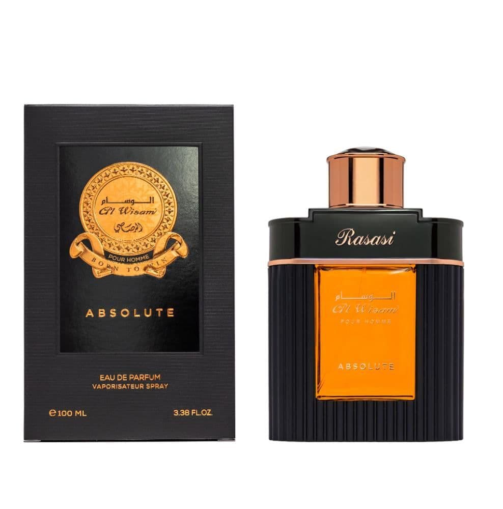 عطر الوسام ابسولوت للرجال 100 مل من الرصاصي Rasasi Al Wisam Absolute Eau De Parfum