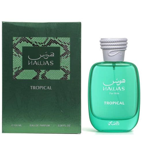 عطر هوس تروبيكال للرجال 100 مل من الرصاصي Rasasi Hawas Tropical Eau De Parfum