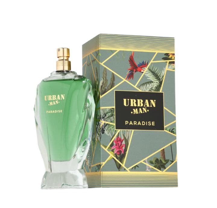 عطر للرجال 90 مل من فراكرنس وورلد Fragrance World Urban Man Paradise Eau De Parfum