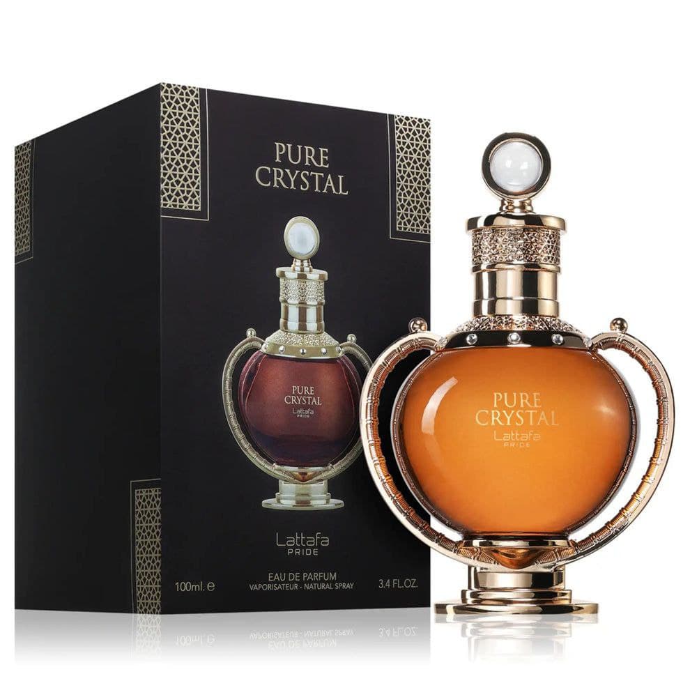 عطر بيور كريستال لكلا الجنسين 100 مل من لطافة Lattafa Pure Crystal Eau De Parfum