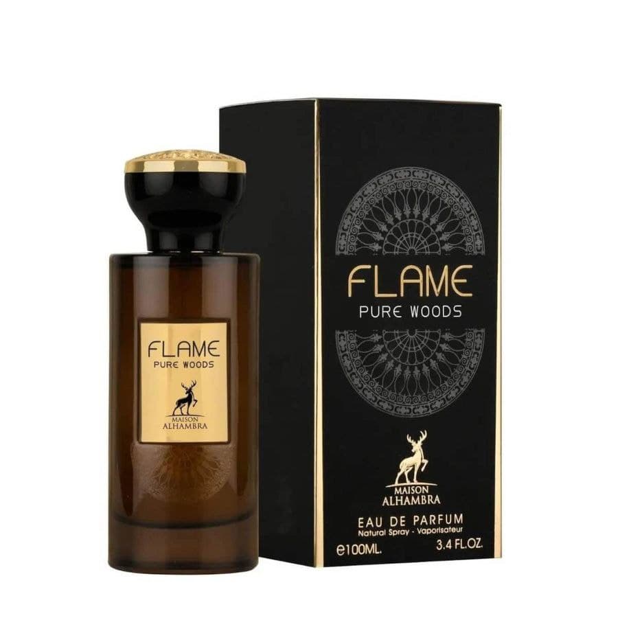 عطر للرجال 100 مل من ميزون الهمبرا Maison Alhambra Flame Pure Woods Eau De Parfum