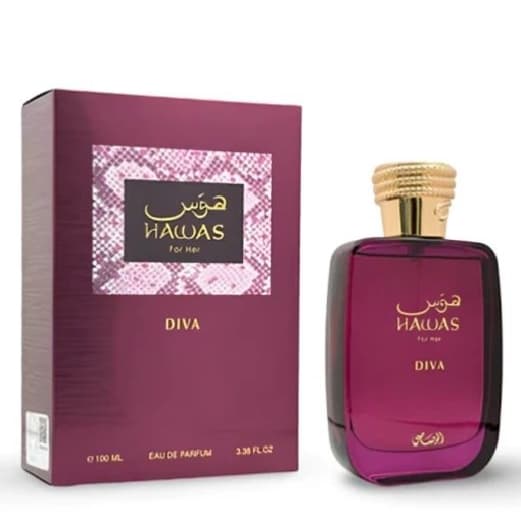 عطر هوس ديفا للنساء 100 مل من الرصاصي Rasasi Hawas Diva Eau De Parfum