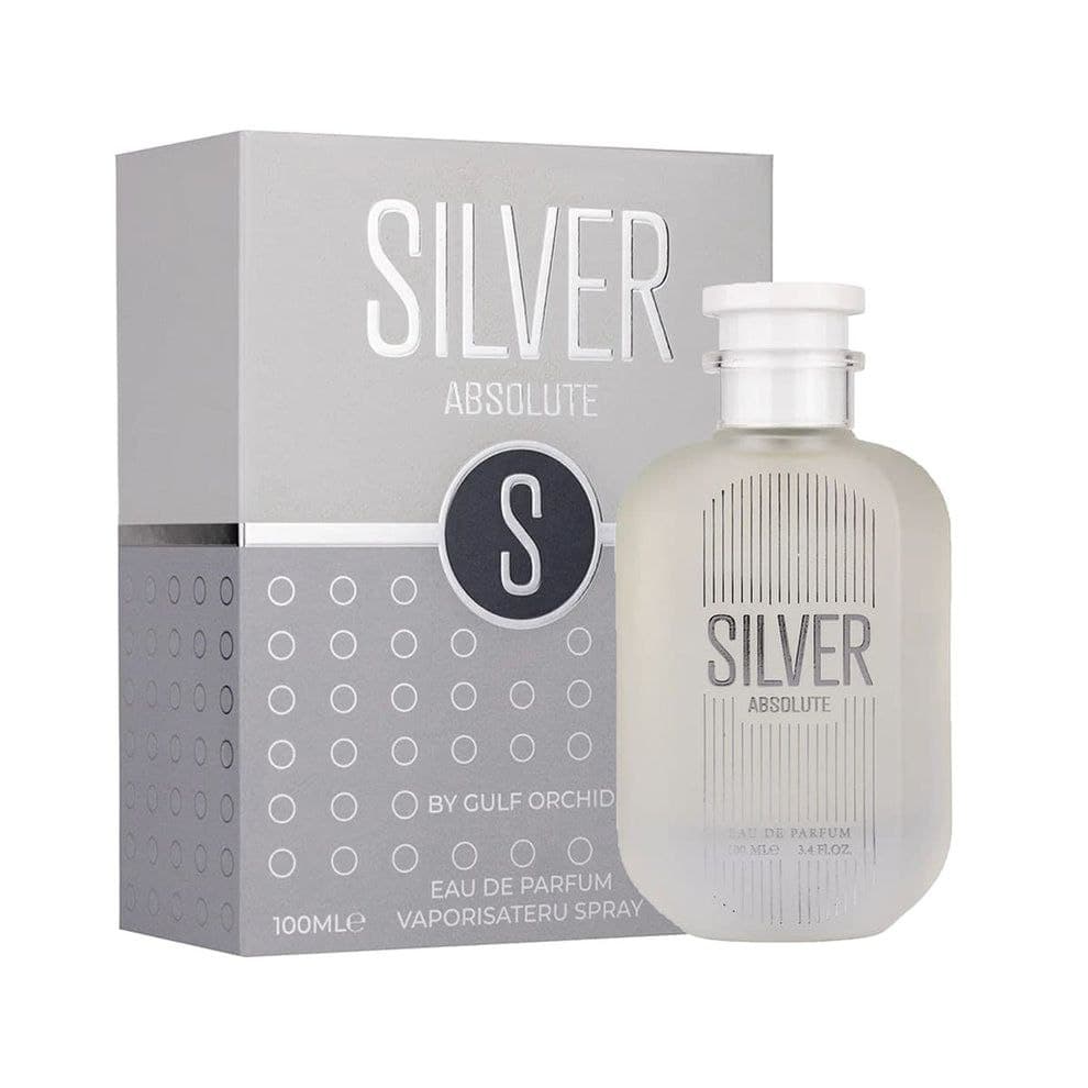 عطر لكلا الجنسين 100 مل من جلف اوركيد Gulf Orchid Silver Absolute Eau De Parfum