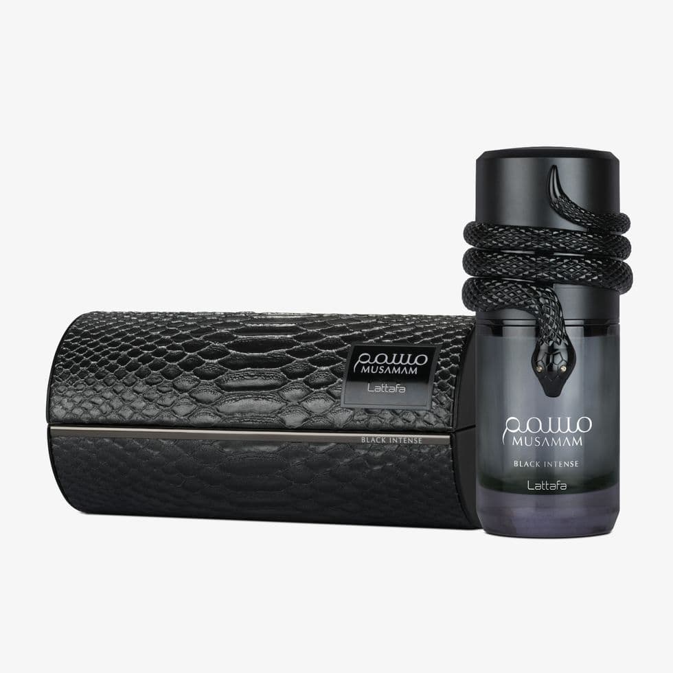 عطر مسمم بلاك انتنس للرجال 100 مل من لطافة Lattafa Musamam Black Intense Eau De Parfum