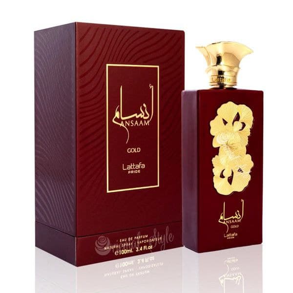 عطر انسام للنساء 100 مل من لطافة Lattafa Ansaam Gold Eau De Parfum