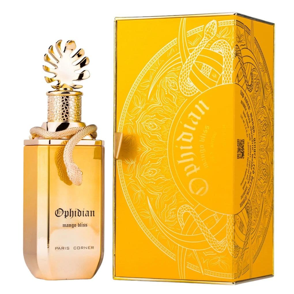 عطر لكلا الجنسين 100 مل من باريس كورنر Paris Corner Ophidian Mango Bliss Eau De Parfum