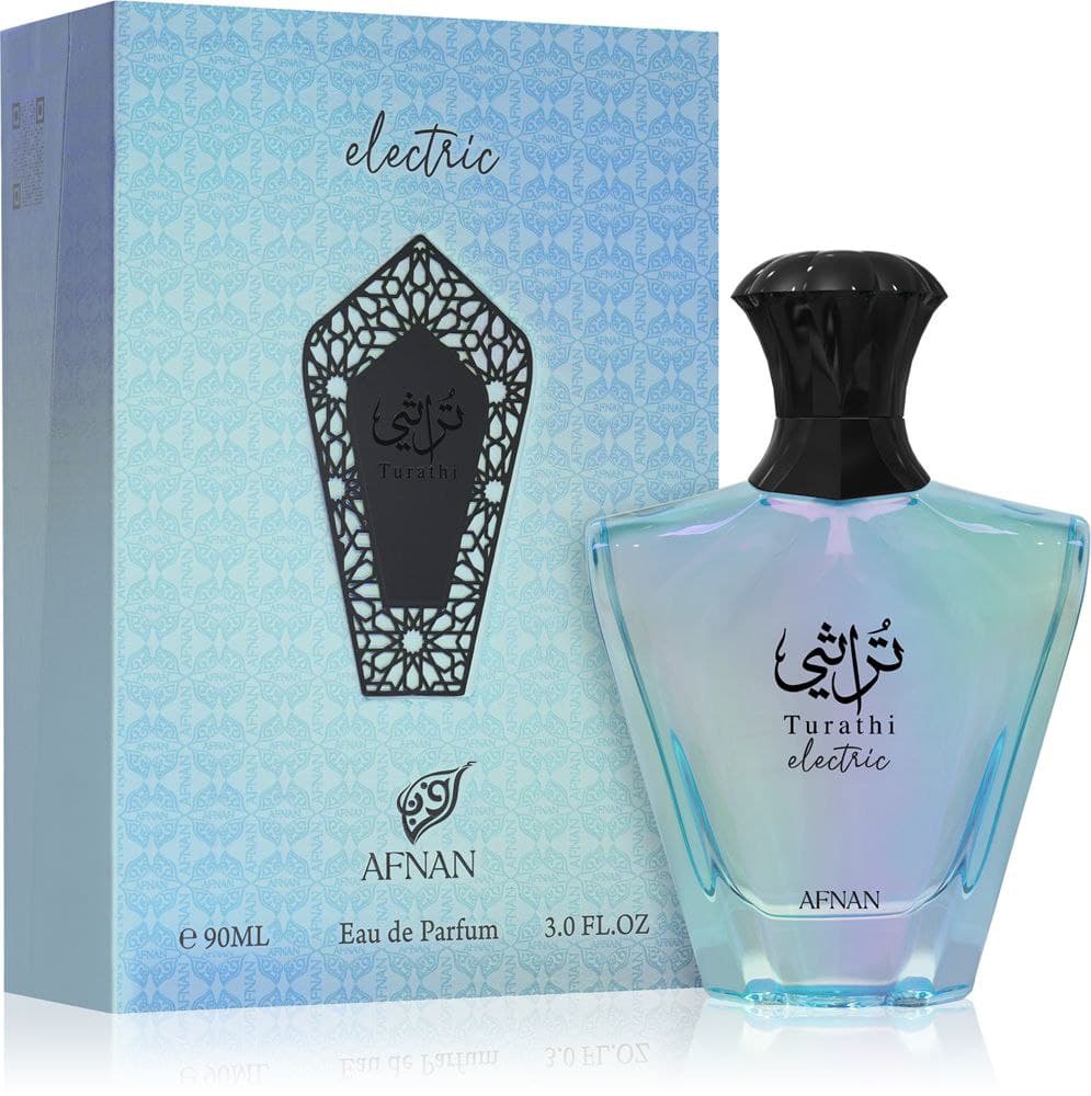 عطر تراثي لكلا الجنسين 90 مل من افنان Afnan Turathi Electric Eau De Parfum