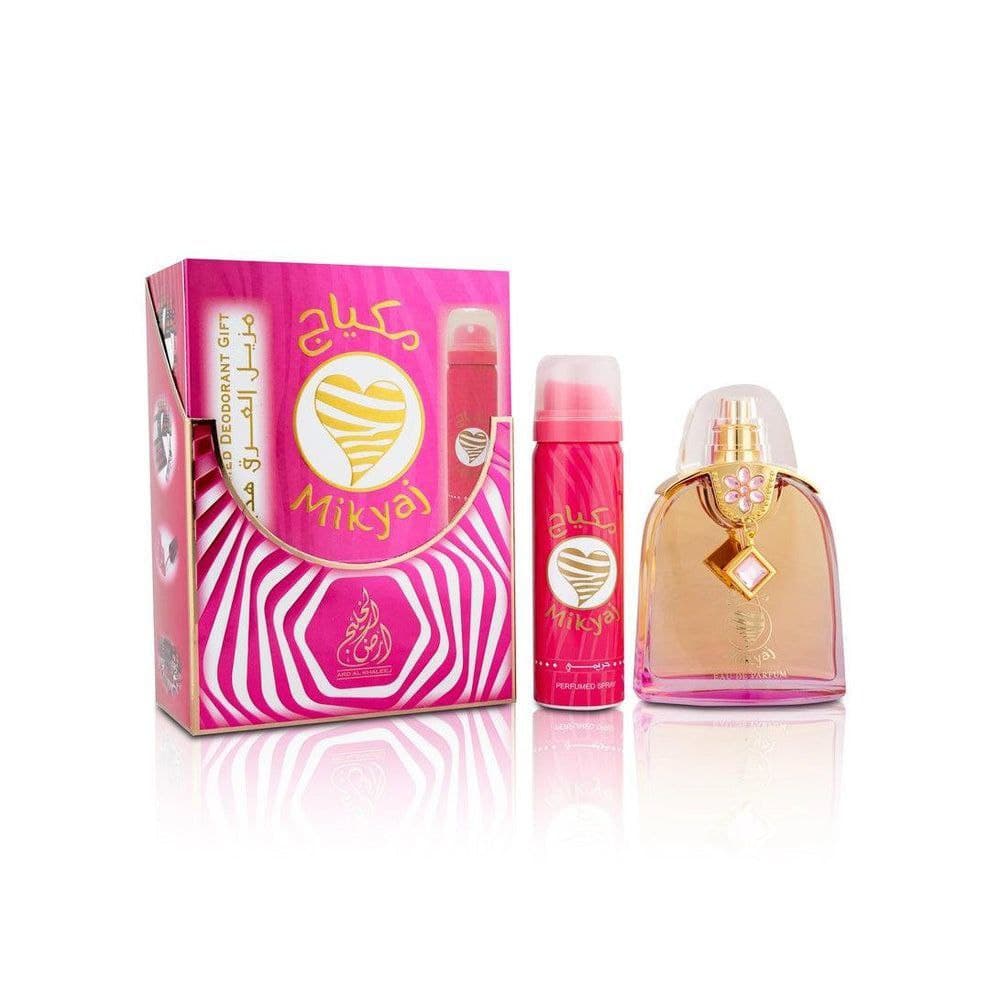 عطر مكياج للنساء 100 مل من ارض الخليج مع مزيل تعرق Ard Alkhaleej Mikyaj Eau De Parfum