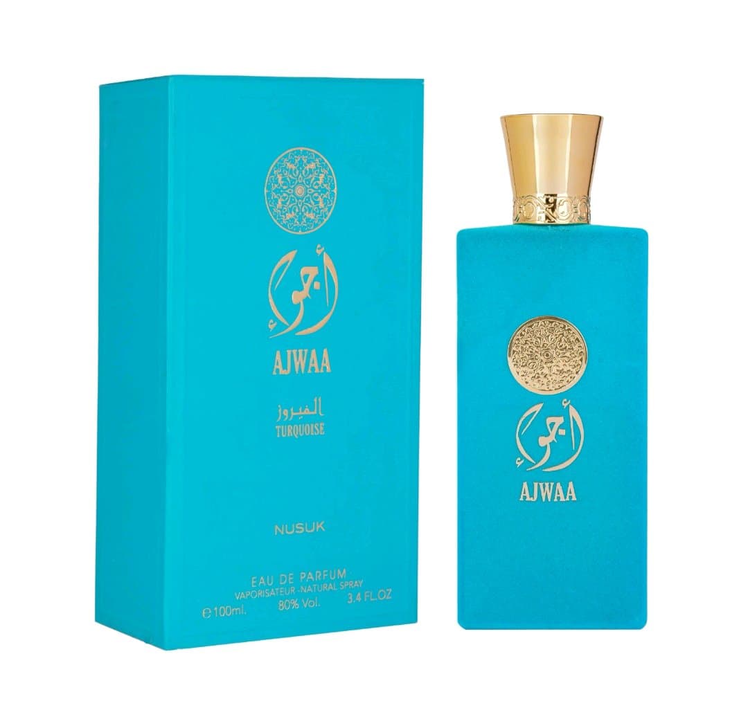 عطر أجواء الفيروز لكلا الجنسين 100 مل من نسك Nusuk Ajwaa Turquoise Eau De Parfum