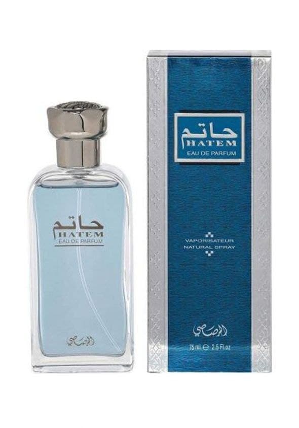 عطر حاتم للرجال 75 مل من الرصاصي Rasasi Hatem Eau De Parfum