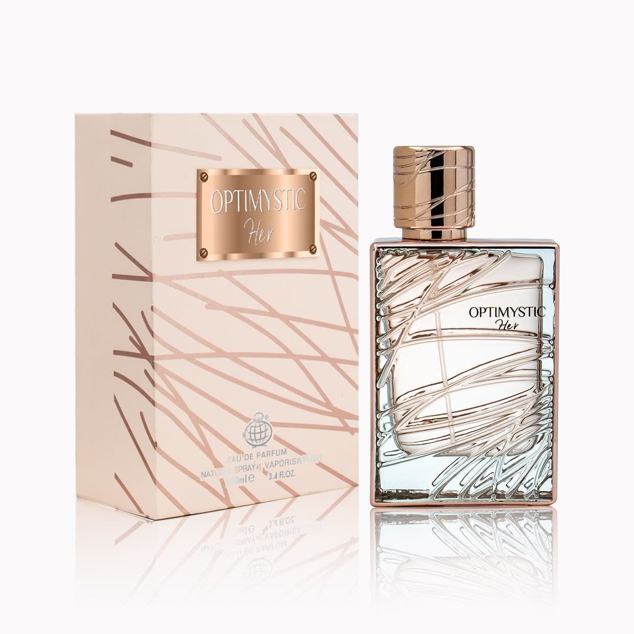 عطر للنساء 100 مل من فراكرنس وورلد Fragrance World Optimystic Her Eau De Parfum
