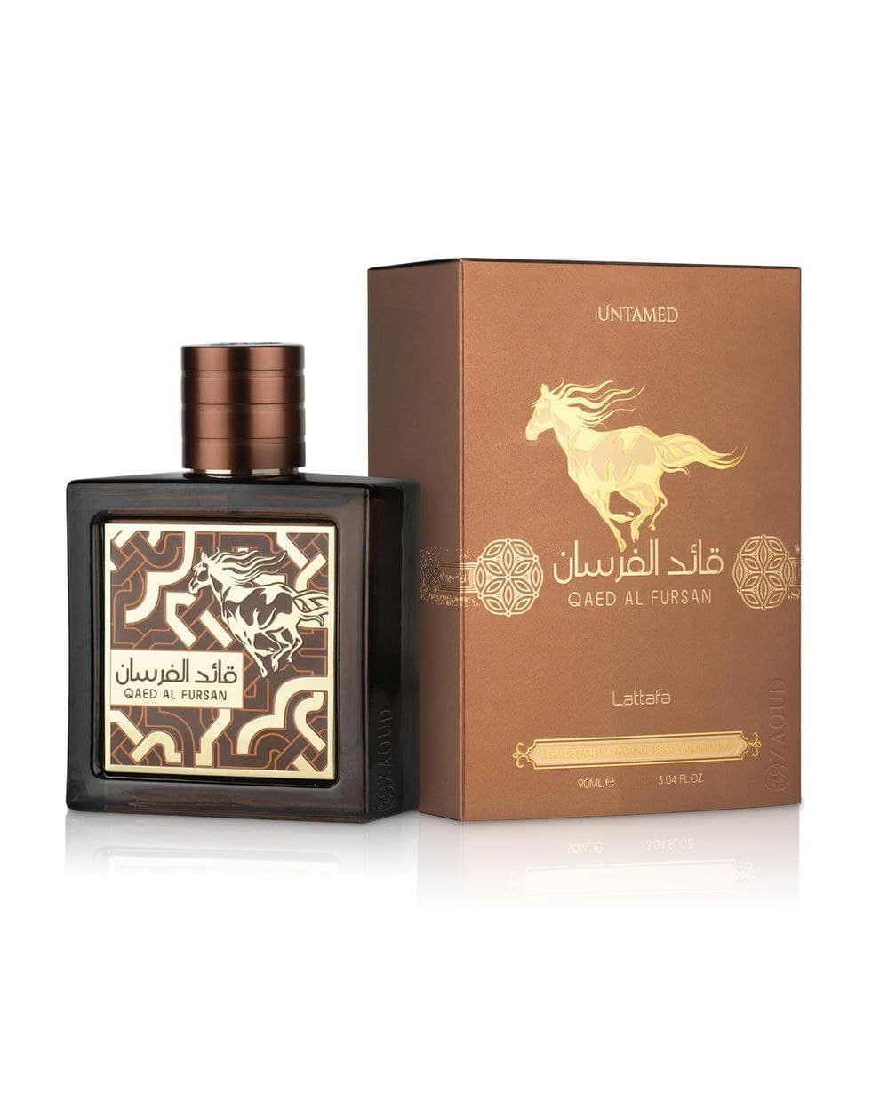 عطر قائد الفرسان لكلا الجنسين 100 مل من لطافة Lattafa Qaed Al Fursan Untamed Eau De Parfum