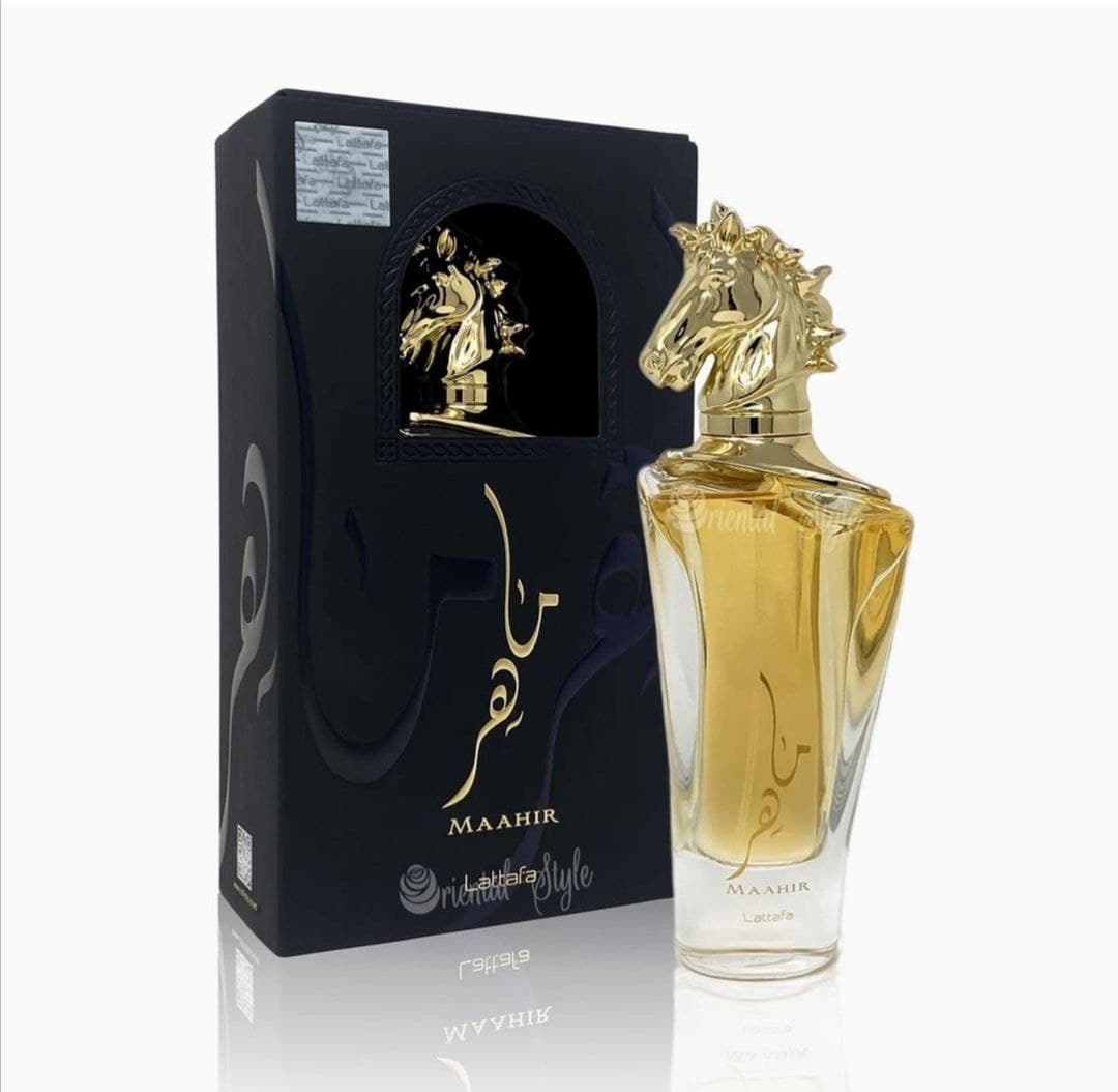 عطر ماهر لكلا الجنسين 100 مل من لطافة Lattafa Maahir Eau De Parfum