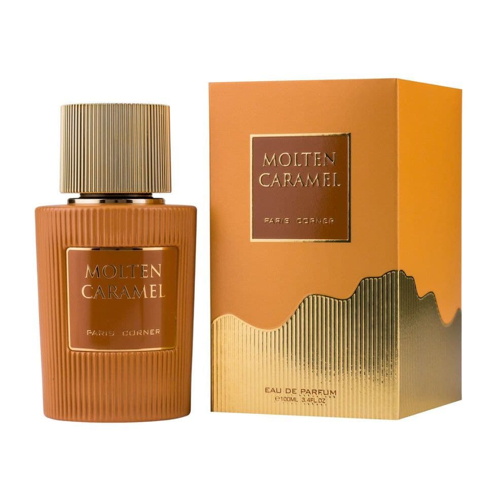 عطر لكلا الجنسين 100 مل من باريس كورنر Paris Corner Molten Caramel Eau De Parfum