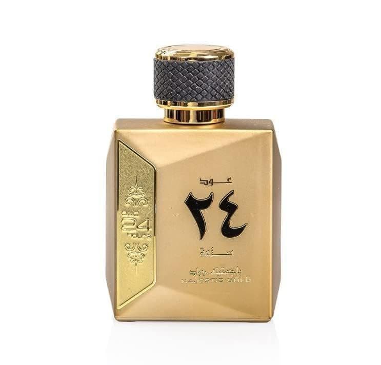 عطر لكلا الجنسين 100 مل من ارض الزعفران Ard Al Zaafaran Oud 24 Hours Majestic Gold Eau De Parfum — 2