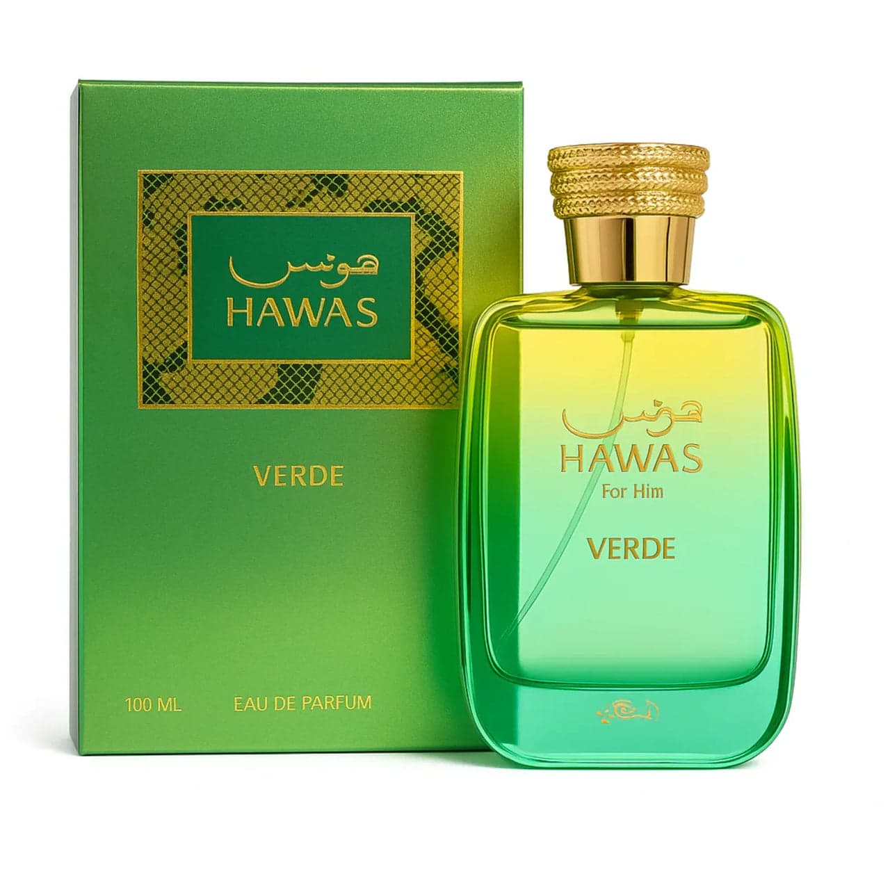 عطر هوس فيردي للرجال 100 مل من الرصاصي Rasasi Hawas Verde Eau De Parfum