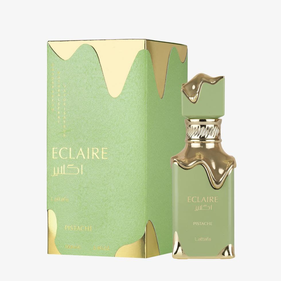 عطر اكلاير لكلا الجنسين 100 مل من لطافة Lattafa Eclaire Pistache Eau De Parfum