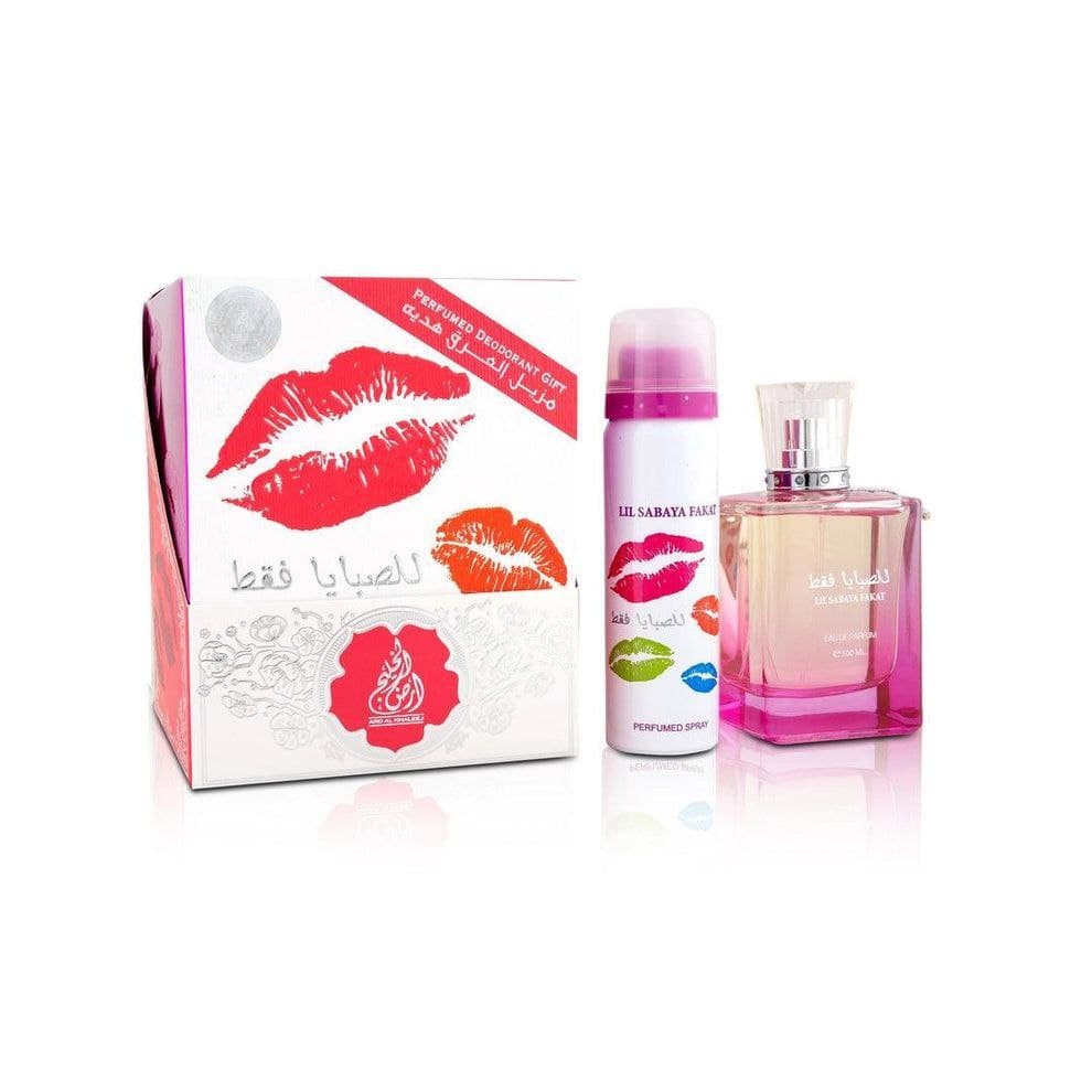 عطر للصبايا فقط للنساء 100 مل من ارض الخليج مع مزيل تعرق Ard Alkhaleej Lil Sabaya Fakat Eau De Parfum