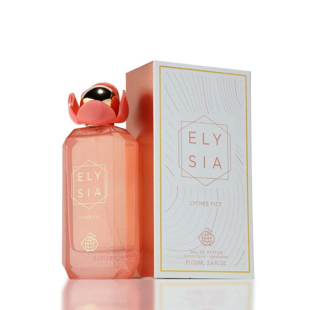 عطر للنساء 100 مل من فراكرنس وورلد Fragrance World Elysia Lychee Fizz Eau De Parfum