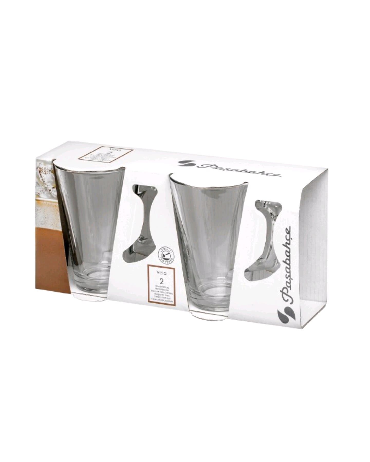 سيت كوب زجاجي قطعتين من ماركة باشابهجة Pasabahce Glass Cup Set — 3