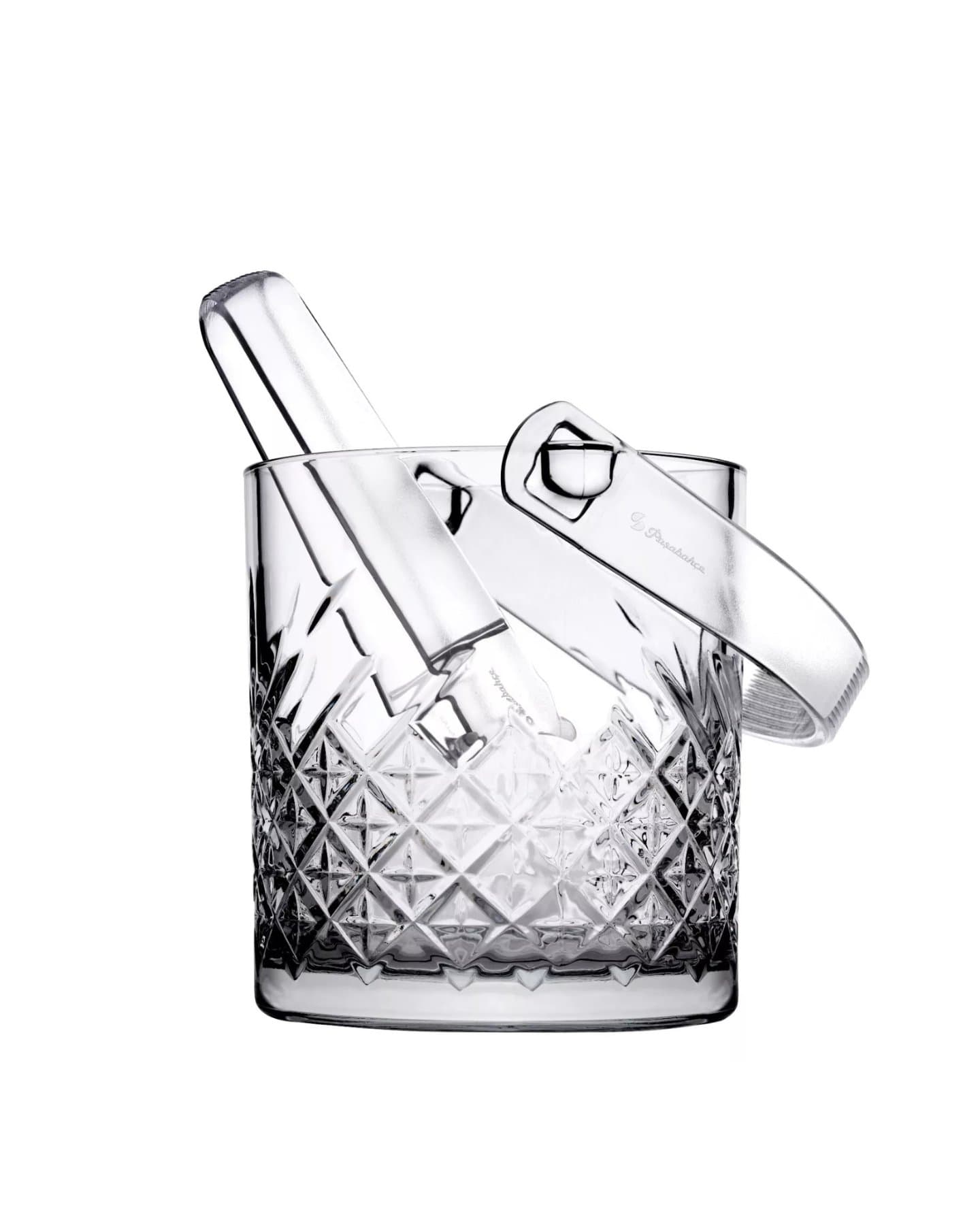 مقدمة ثلج زجاجية من ماركة باشابهجة Pasabahce Glass Ice Bucket — 2