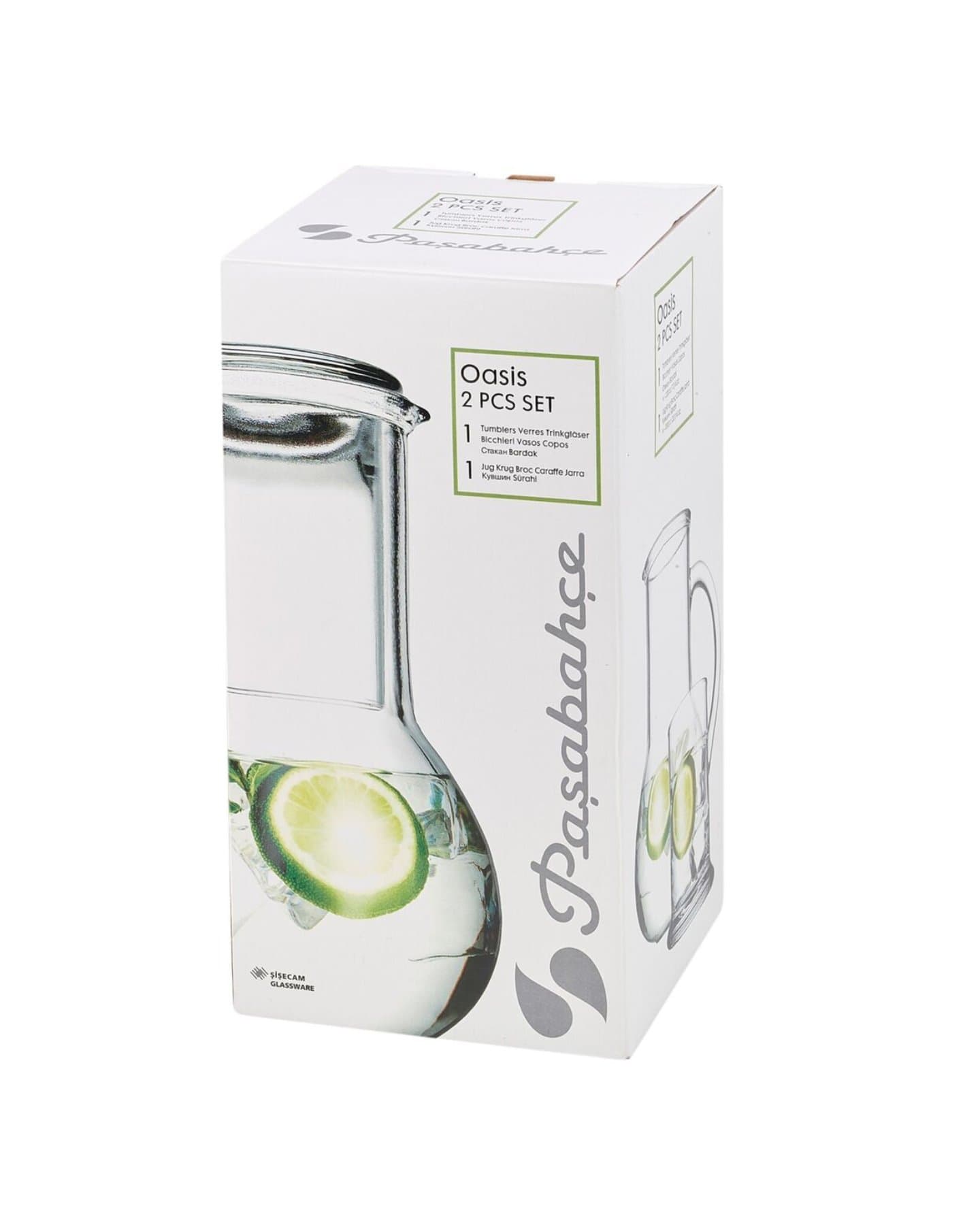 سيت ابريق  زجاجي مع قدح ماركة باشابهجة Pasabahce Glass Jug With Cup — 3