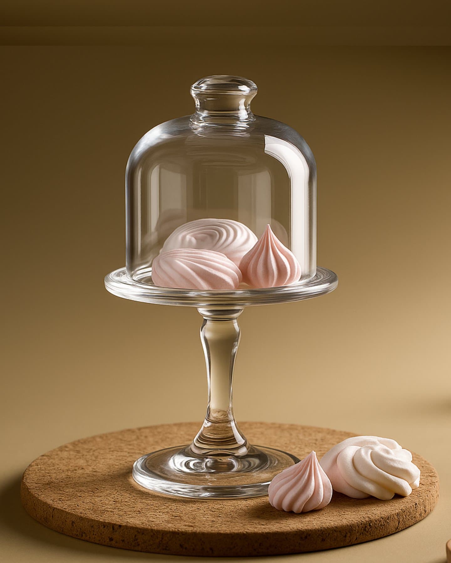 مقدمة كيك زجاجية صغيرة ماركة باشابهجة Pasabahce Small Glass Cake Stand