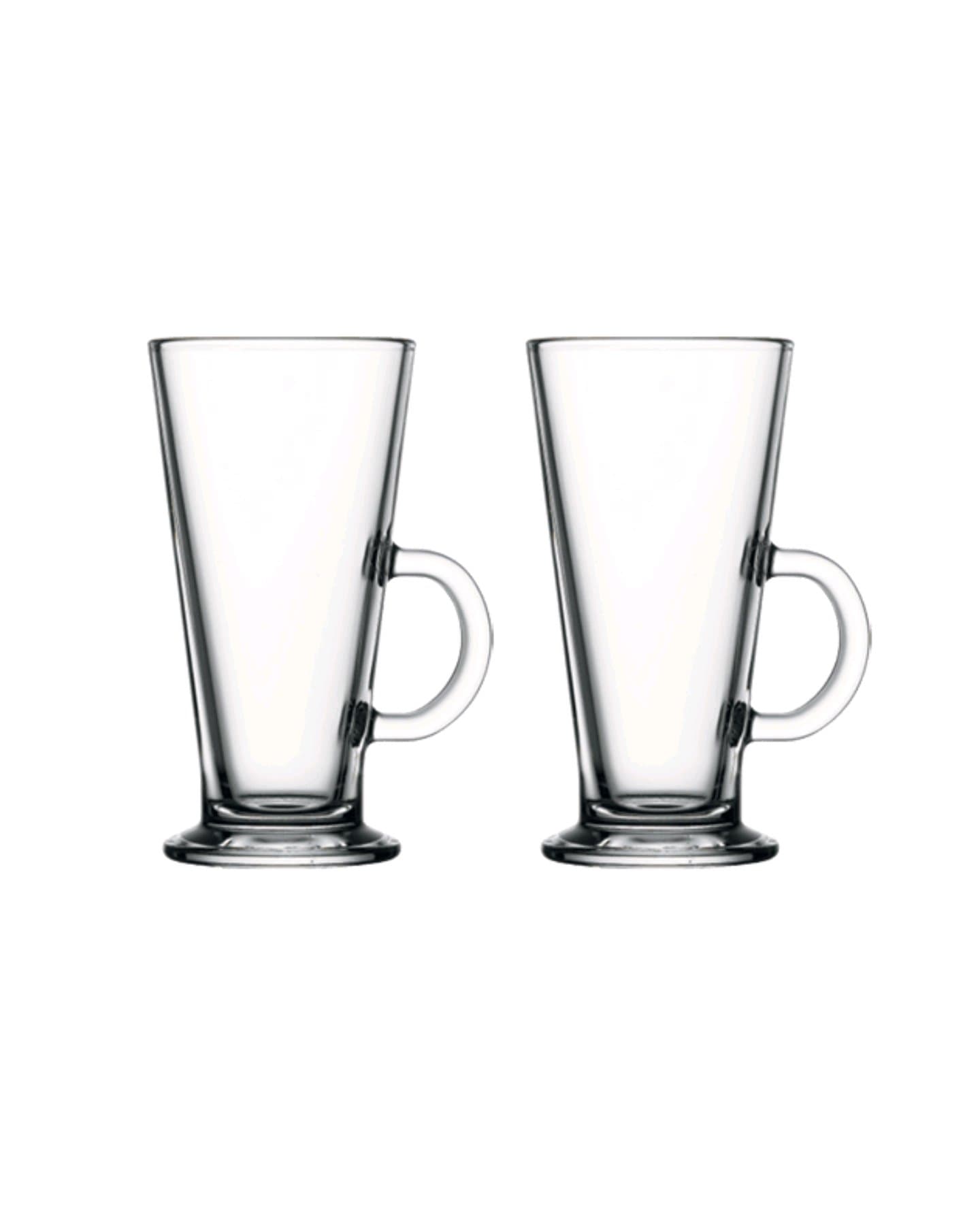سيت مك زجاجي قطعتين من ماركة باشابهجة Pasabahce Glass Mug Set — 2