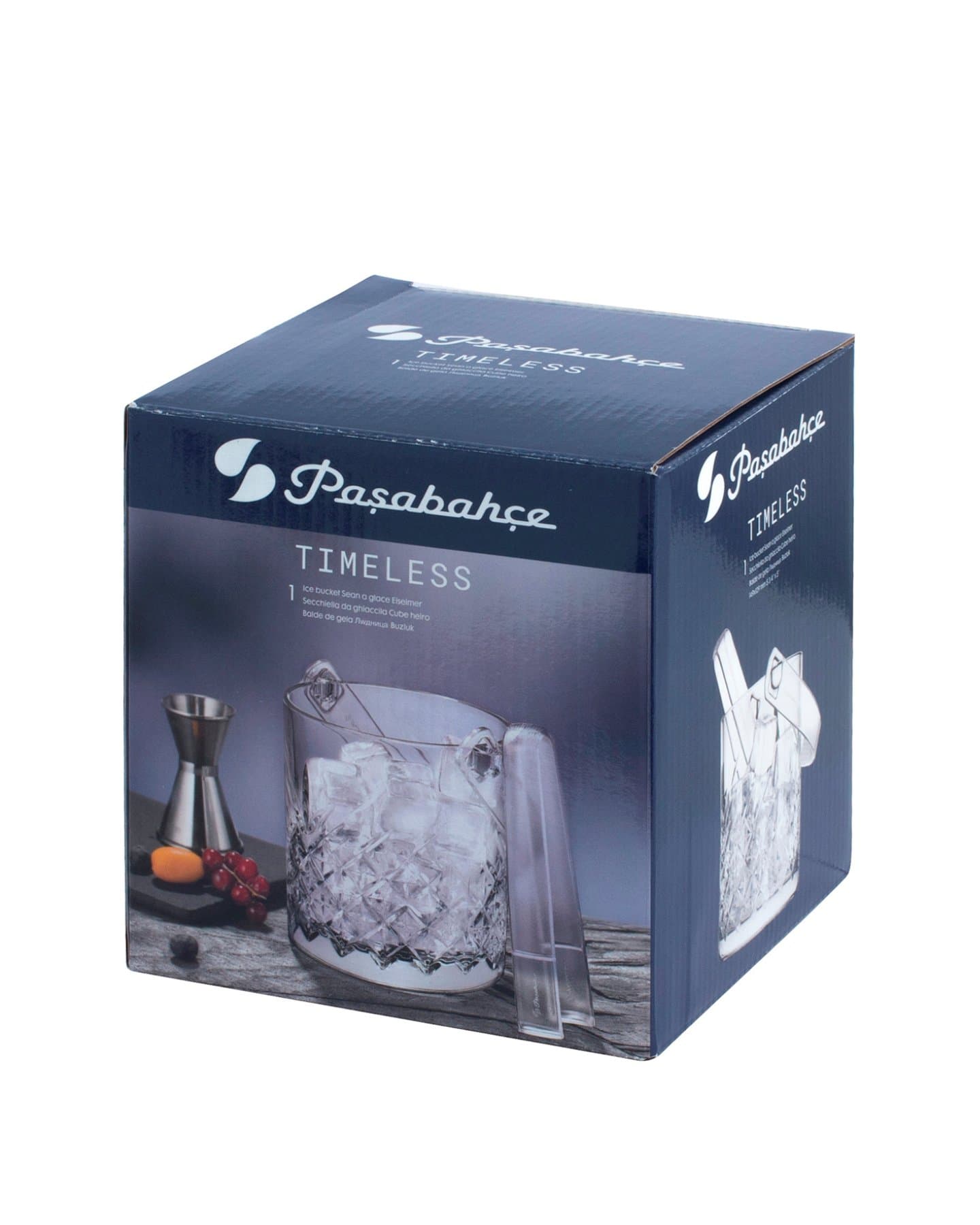 مقدمة ثلج زجاجية من ماركة باشابهجة Pasabahce Glass Ice Bucket — 3