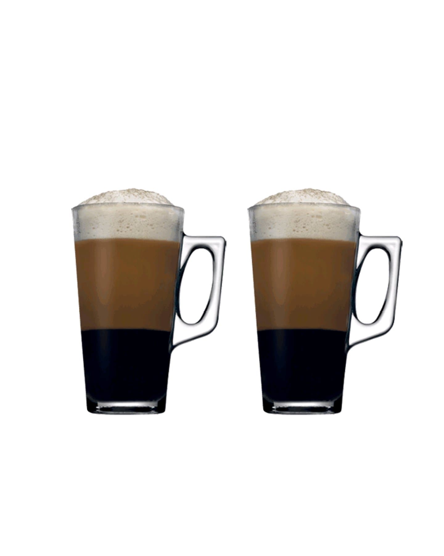 سيت مك زجاجي قطعتين من ماركة باشابهجة Pasabahce Glass Mug Set — 2
