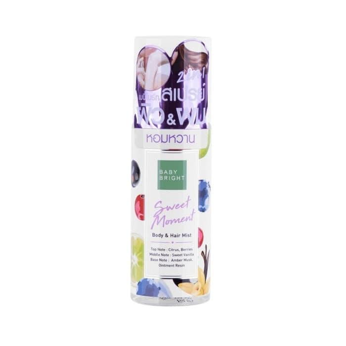 Sweet Moment Body & Hair Mist 50ml Baby Bright مست للشعر والجسم بيبي برايت