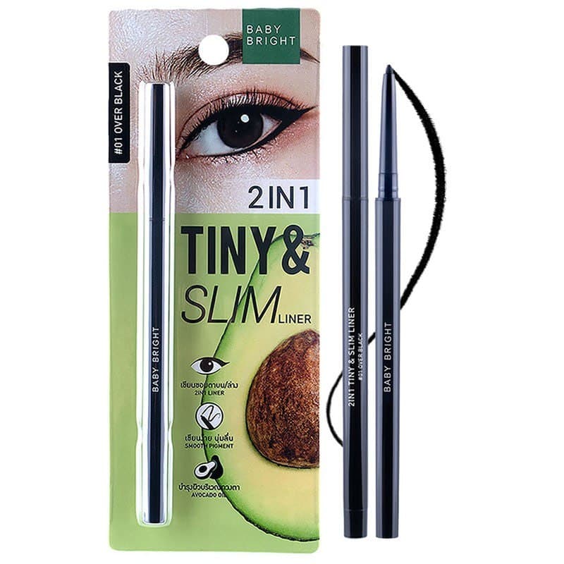 2in1 Tiny & Slim 0.1g #01 Over Black Baby Bright — 3