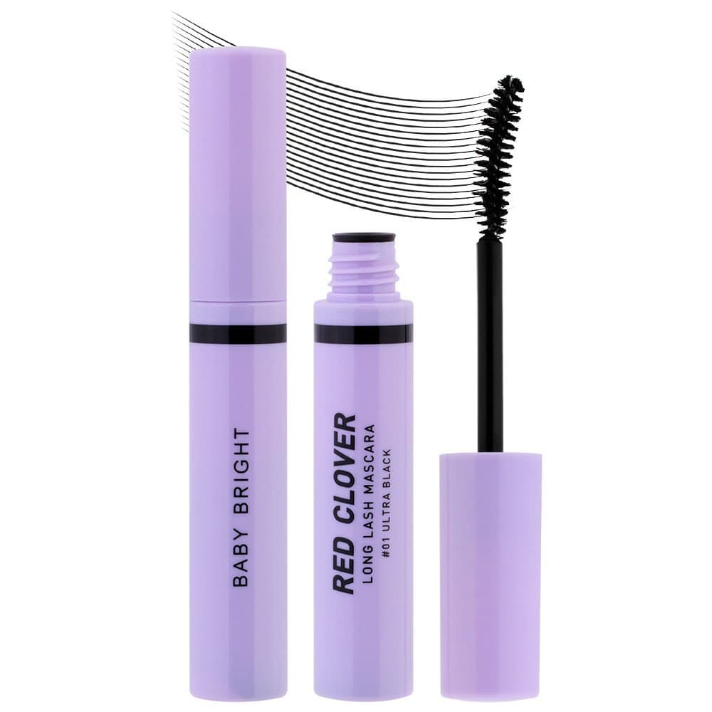 Red Clover Long Lash Mascara 4.8g #01 Ultra Black Baby Bright — 3