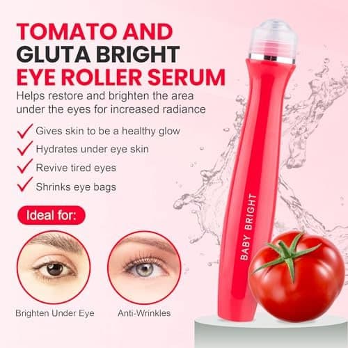 Tomato & Gluta Eye Roller Serum 15ml Baby Bright رول سيروم بيبي برايت — 2