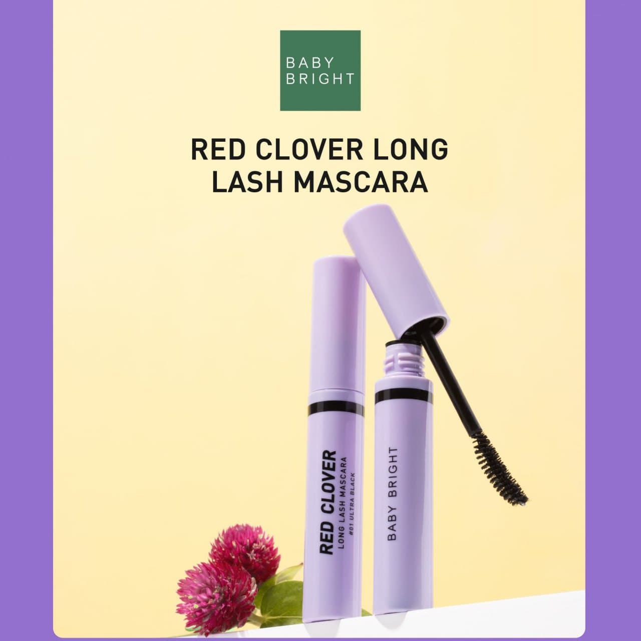 Red Clover Long Lash Mascara 4.8g #02 Sexy  Brown Baby Bright