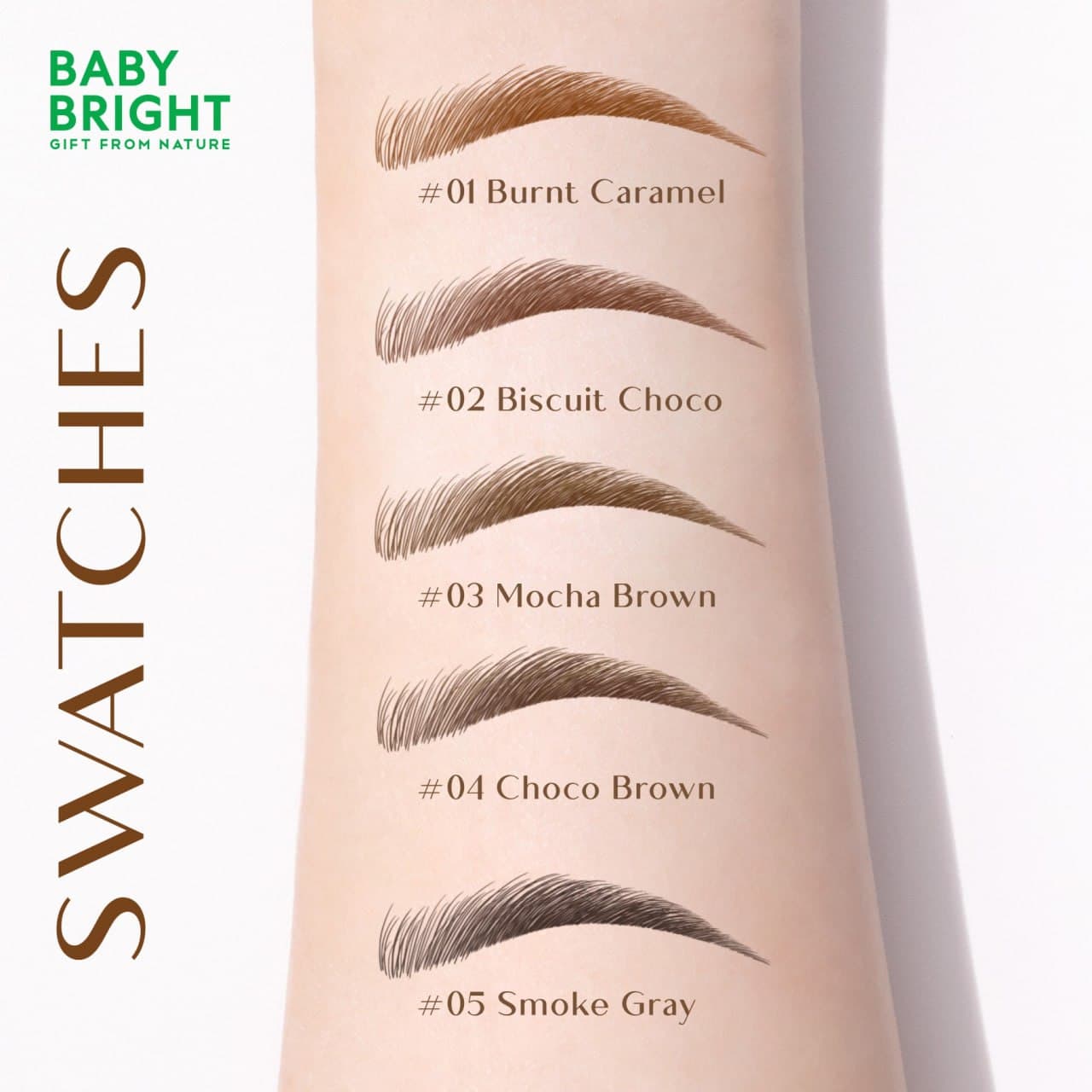 Razor Sharp Brow Pencil #02 Biscuit Choco Baby Bright — 2