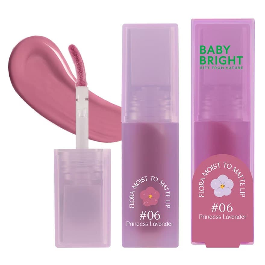 Flora Moist To Matte Lip 3G Baby Bright احمر شفاه فلورا بيبي برايت — 2