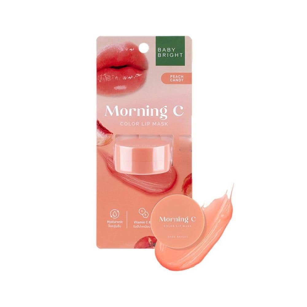 Morning C Lip Mask Peach Candy Baby Bright مورننك لب ماسك بيبي برايت