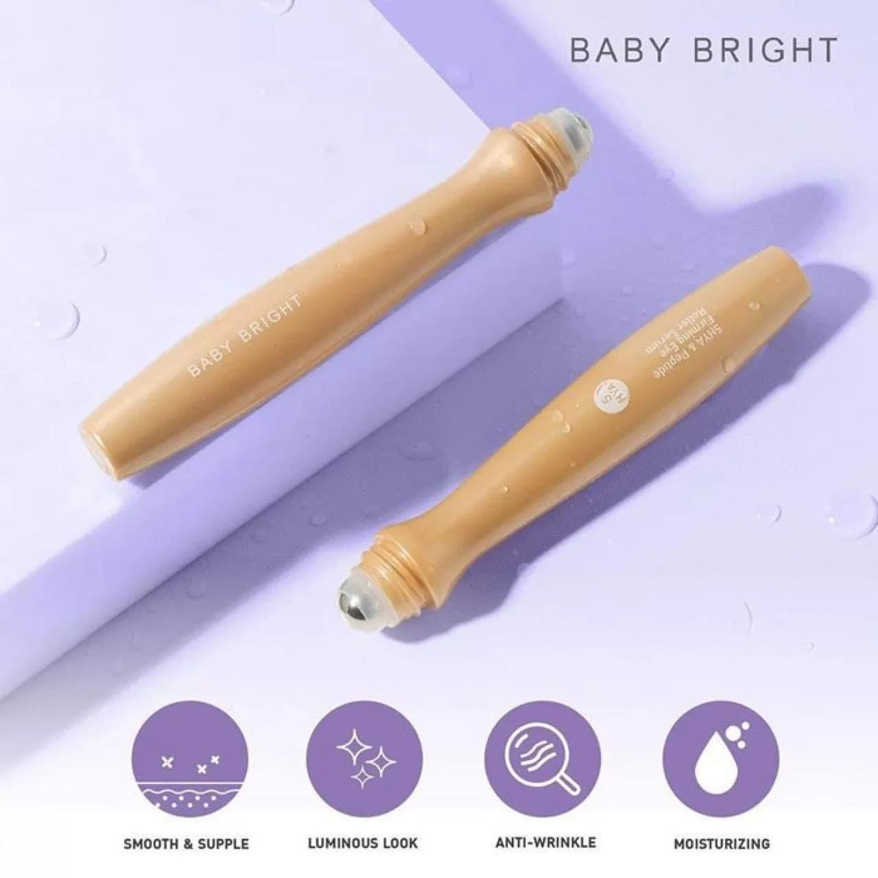 5HYA & Peptide Firming Eye Roller Serum 15ml Baby Bright رول سيروم بيبي برايت — 4