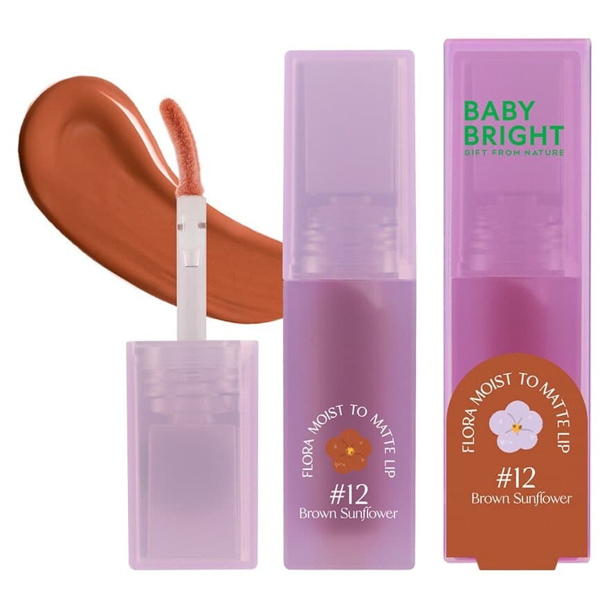 Flora Moist To Matte Lip 3G Baby Bright احمر شفاه فلورا بيبي برايت — 2